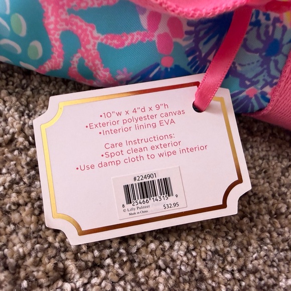 NWT Lilly Pulitzer Lunch Cooler Splendor in the Sand - Picture 2 of 3